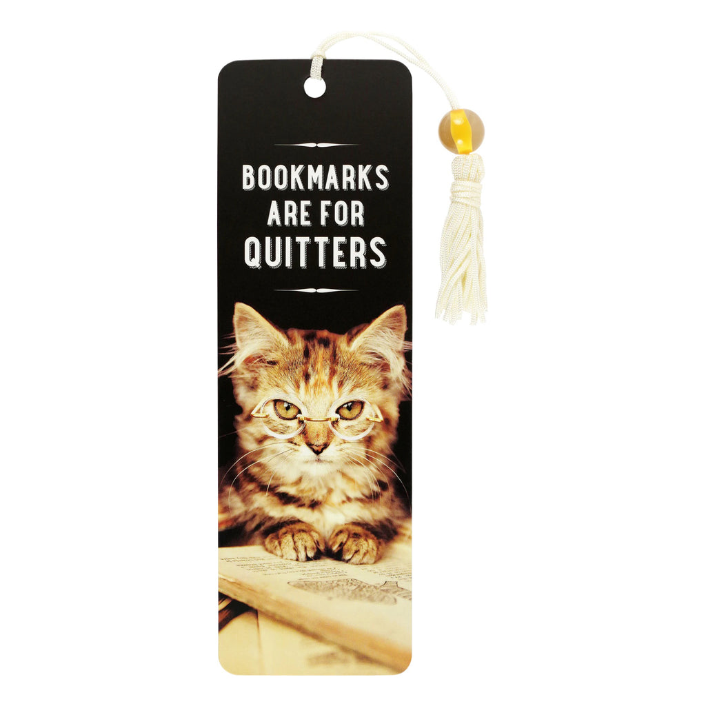 Bookmarks Are For Quitters Beaded Bookmark .