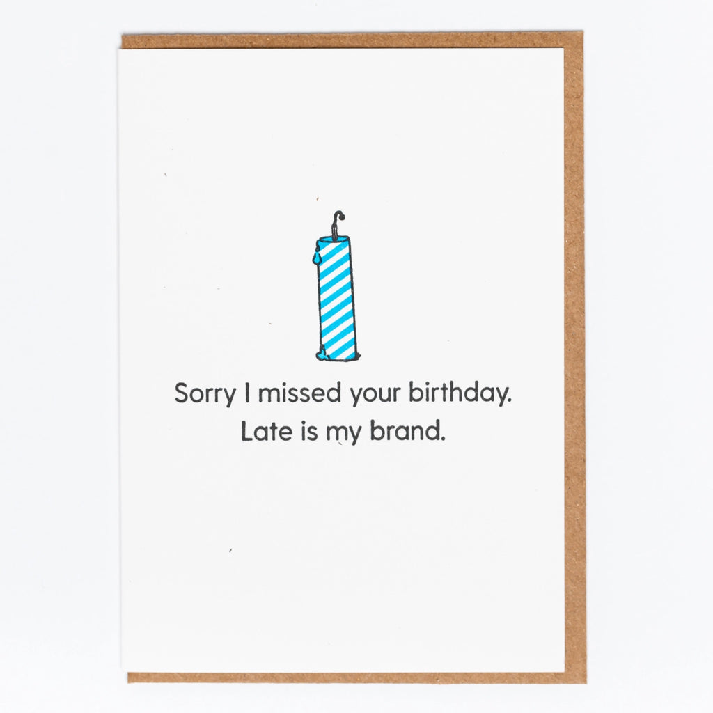 Brand Birthday Greeting Card.