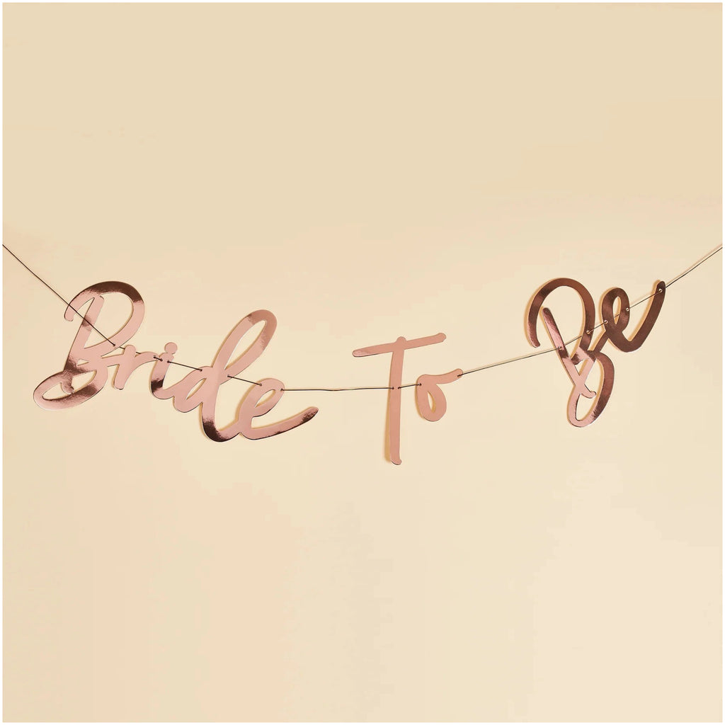 'Bride To Be' Banner.