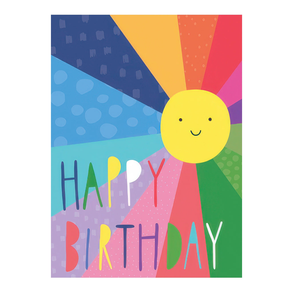 Bright Sunshine Birthday Card.