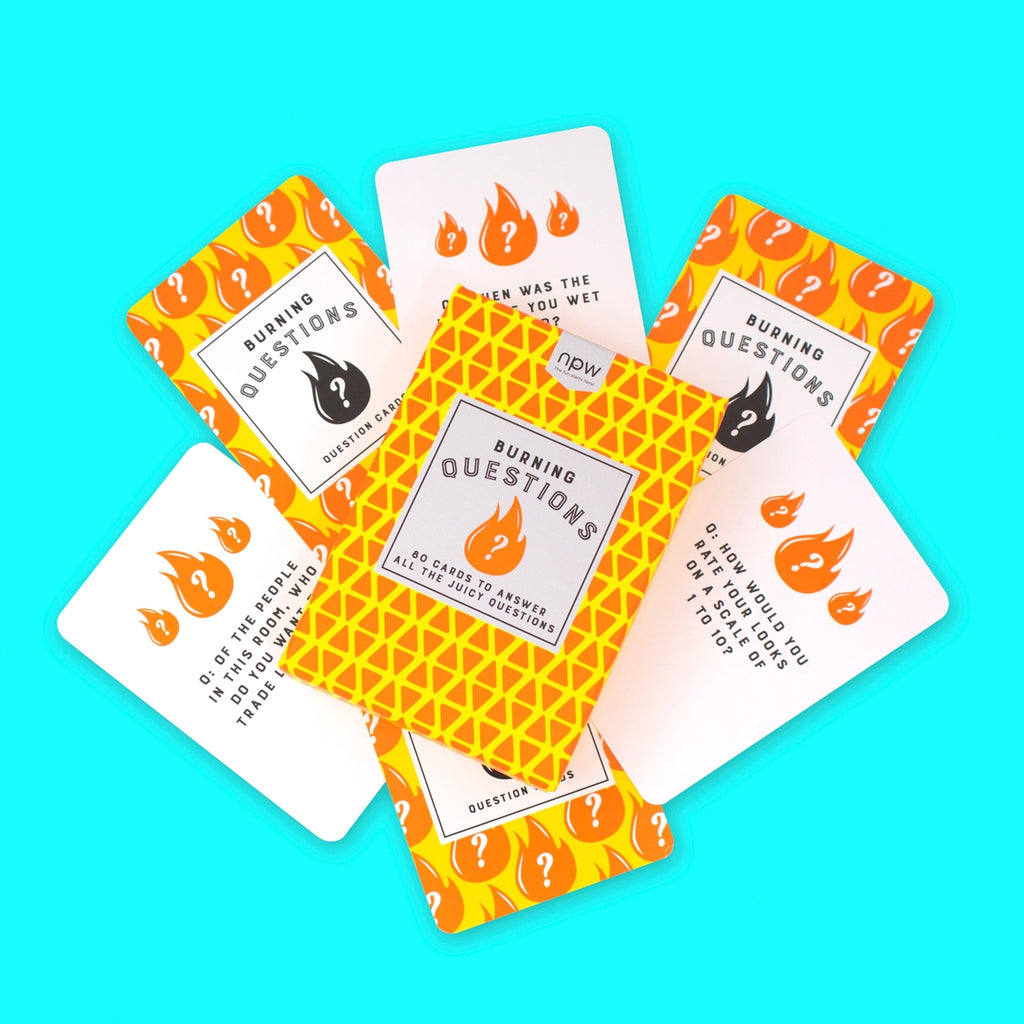 Burning Questions Card Game.