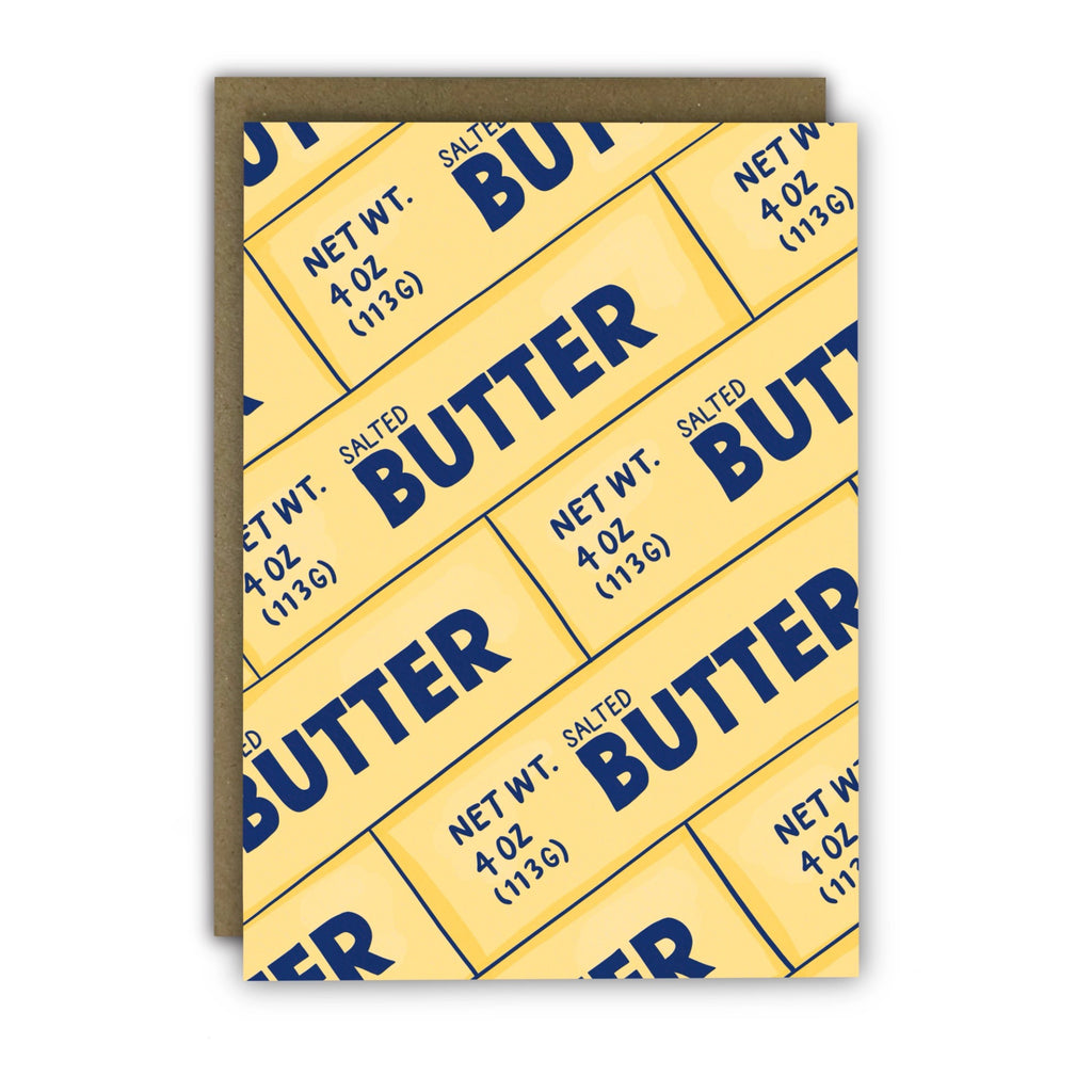 Butter Lover Card.