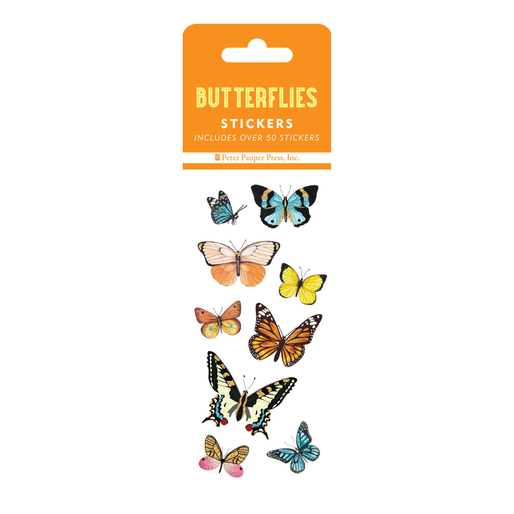 Butterflies Sticker Set packaging.