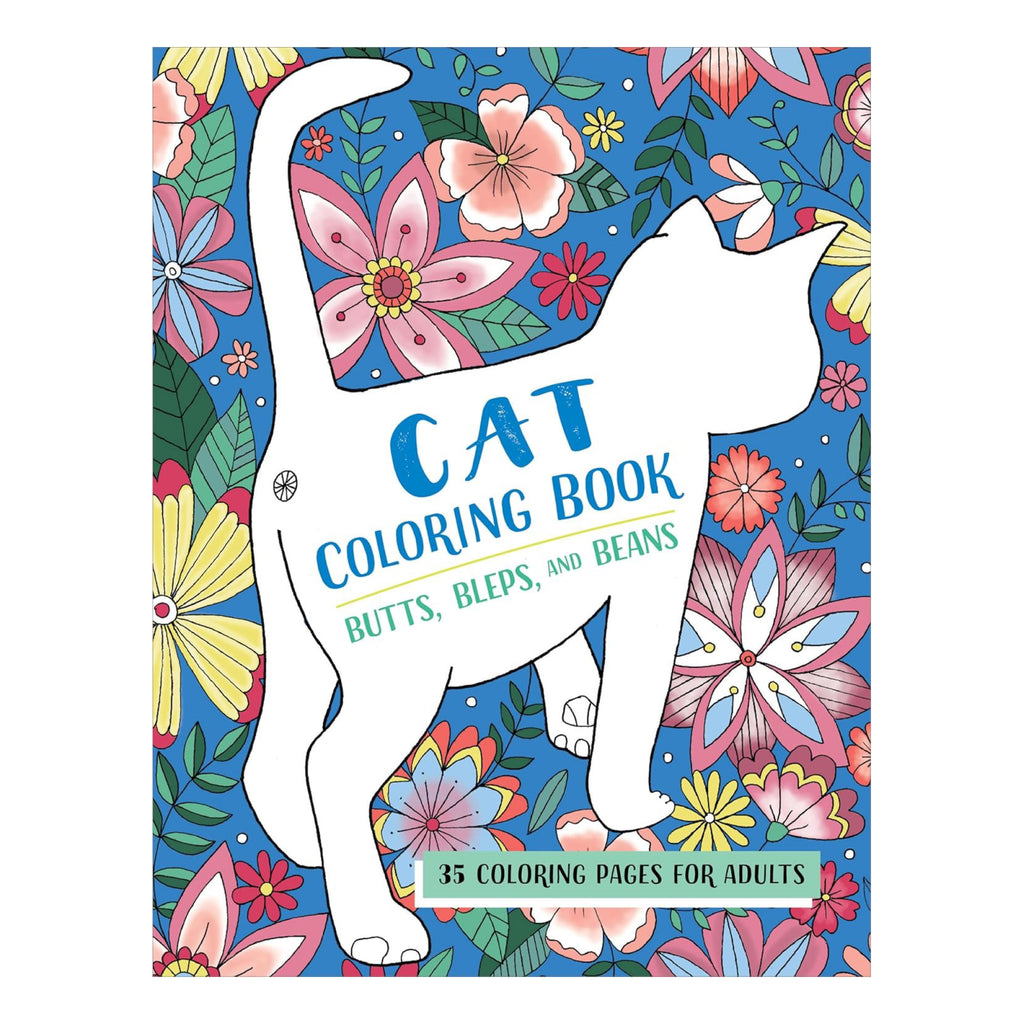 Butts, Bleps, And Beans Cat Coloring Book.