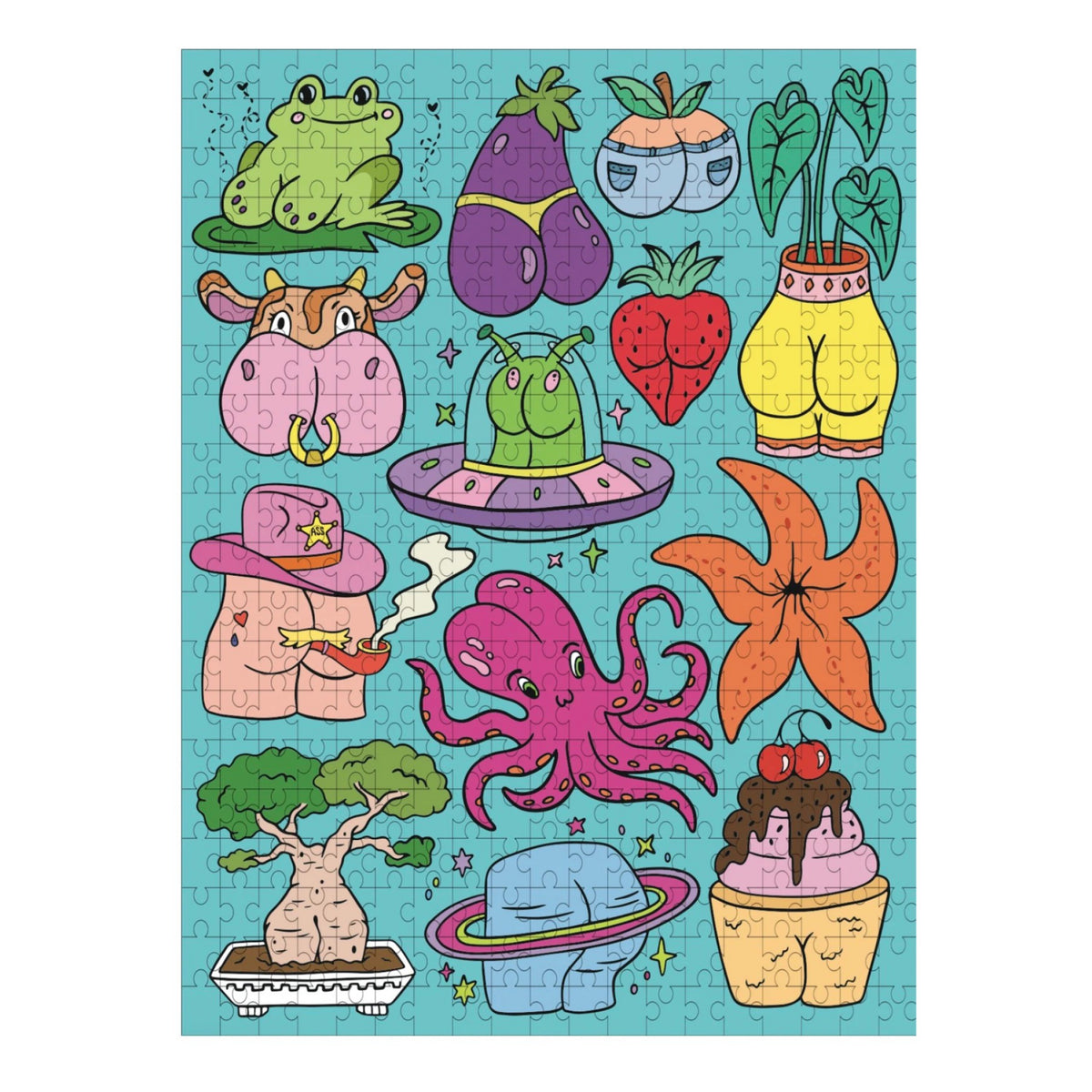 Butts puzzle fun club outer layer