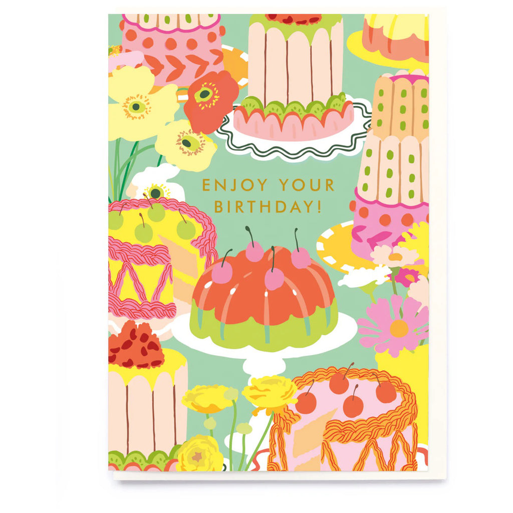 Cakes And Jellies Birthday Card.