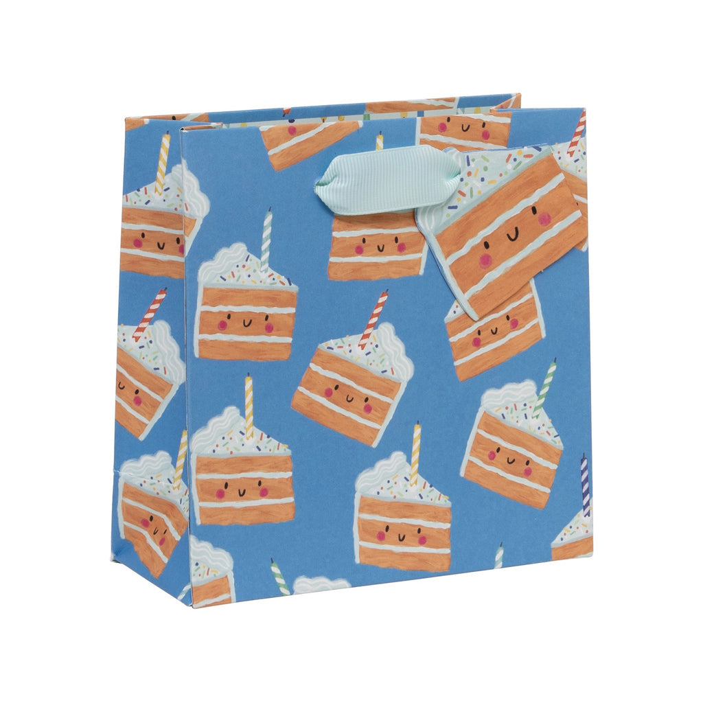 Cakey Blue Small Gift Bag.
