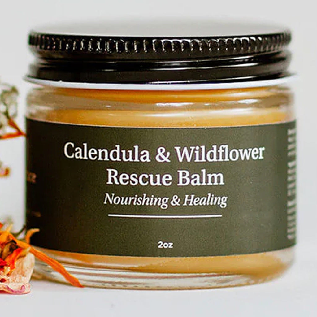 Calendula & Wildflower Rescue Balm.