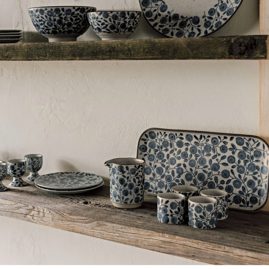 Calendula Element Serving Platter on shelf.