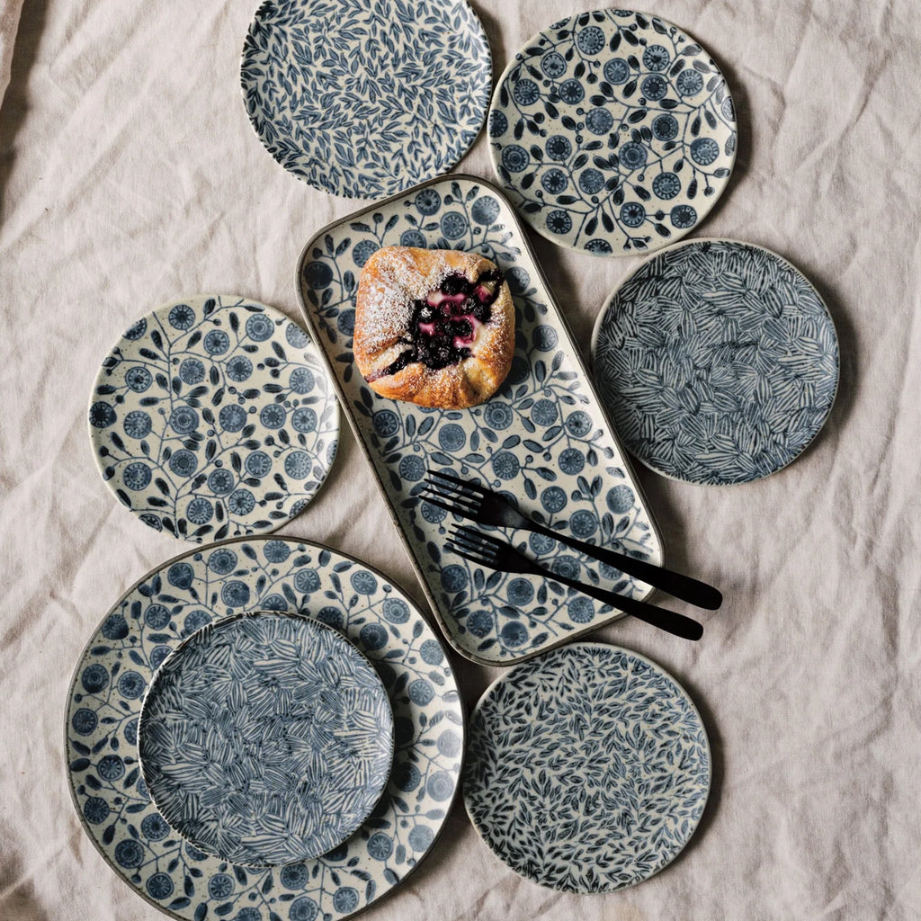 Calendula Element Serving Platter on table.