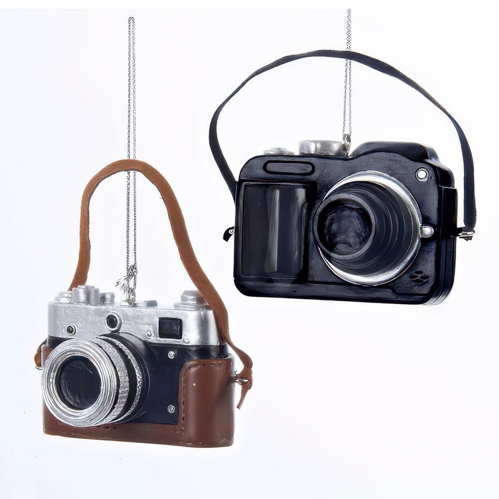 Camera With Strap Ornament.
