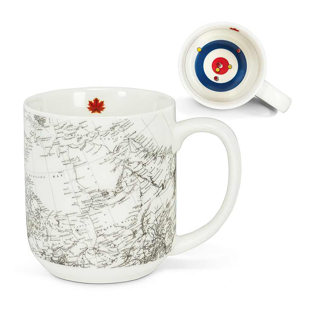 Canada Map and Curling House Mug.