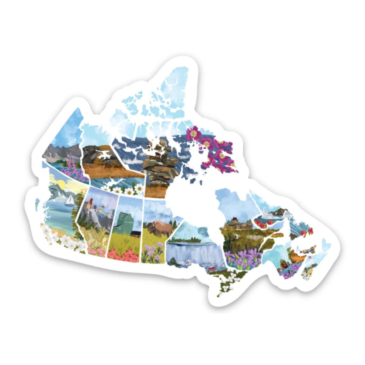 Canada Map Sticker | Jaybee Design – Outer Layer
