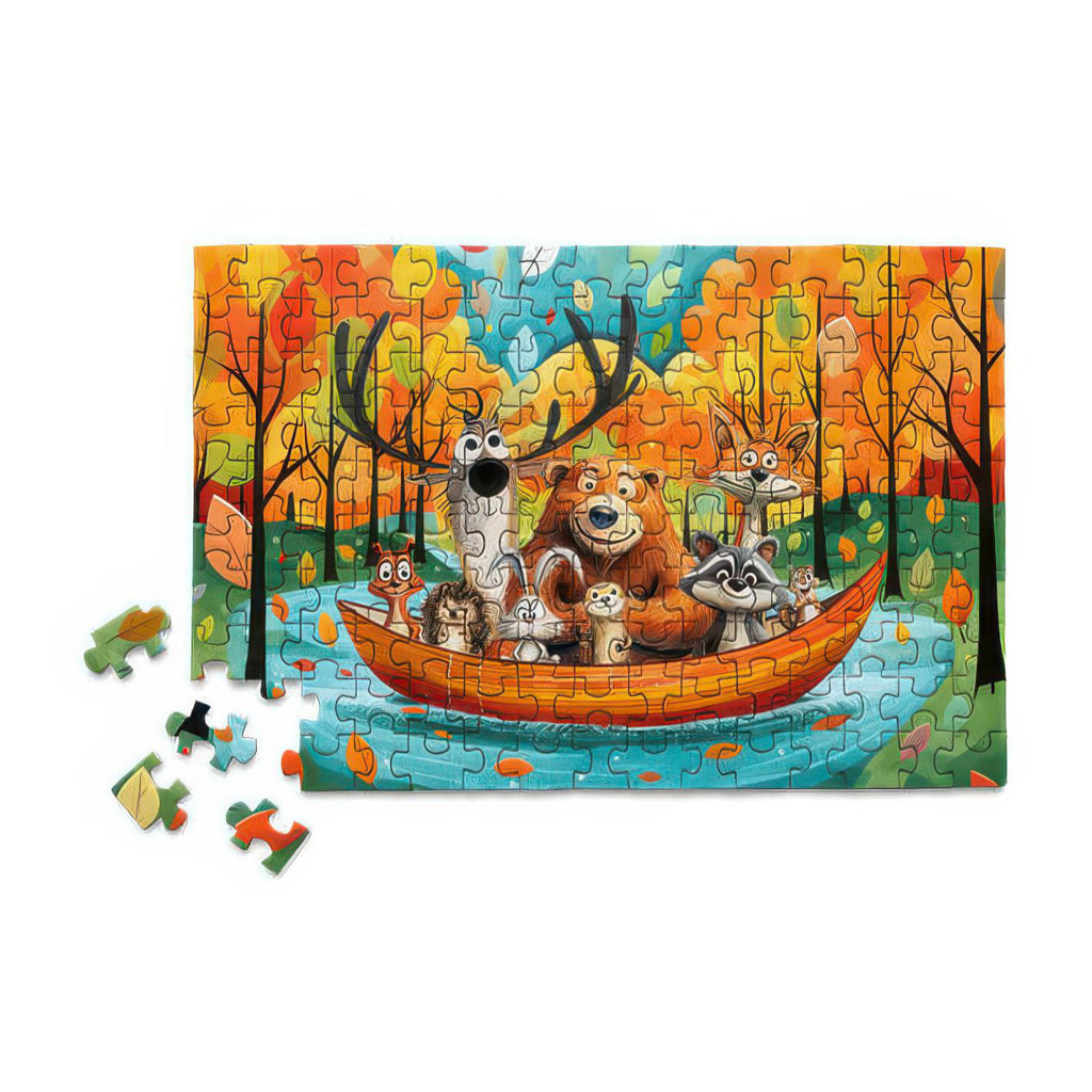 Canoe Critters Mini Jigsaw Puzzle.