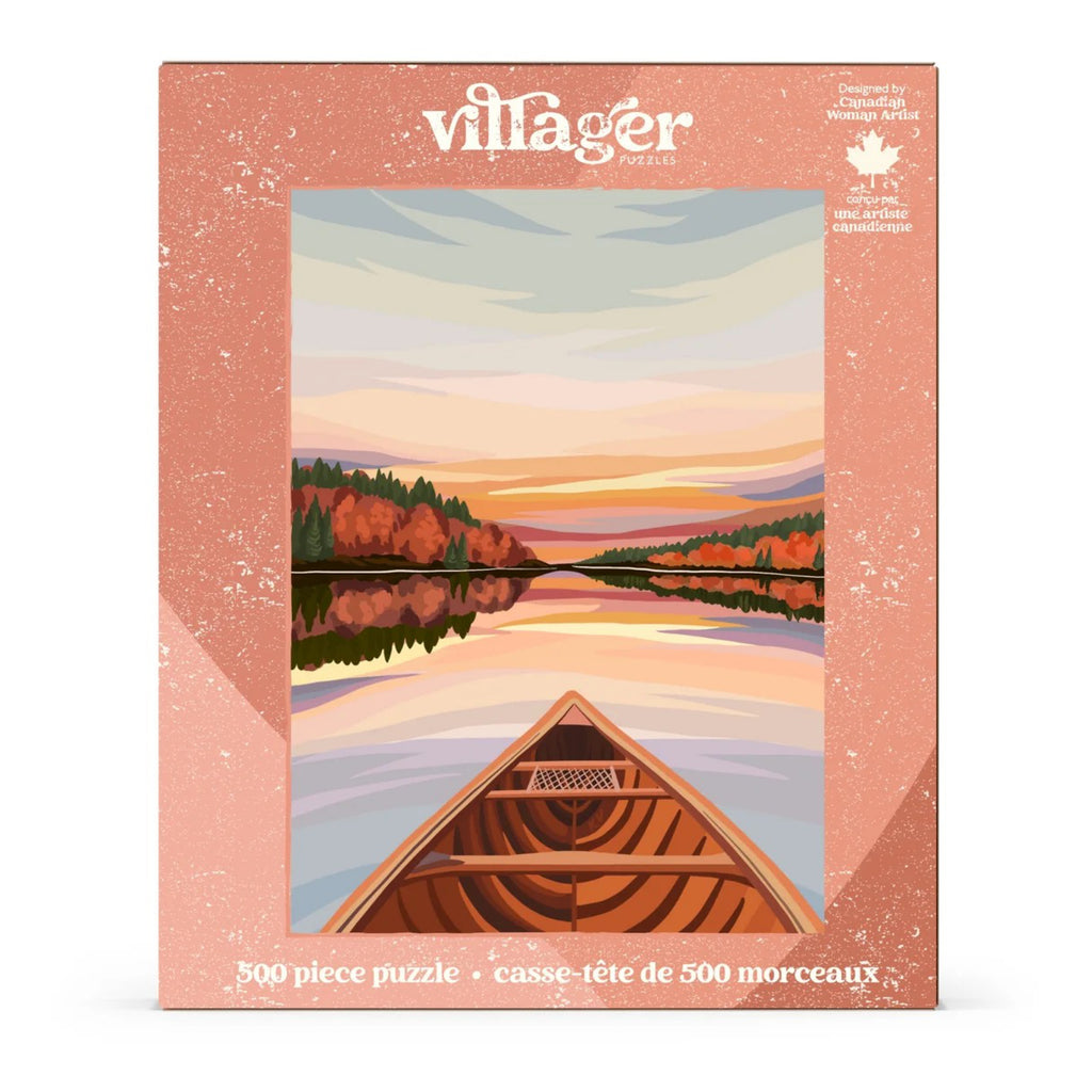 Canoeing at Dawn Puzzle box.