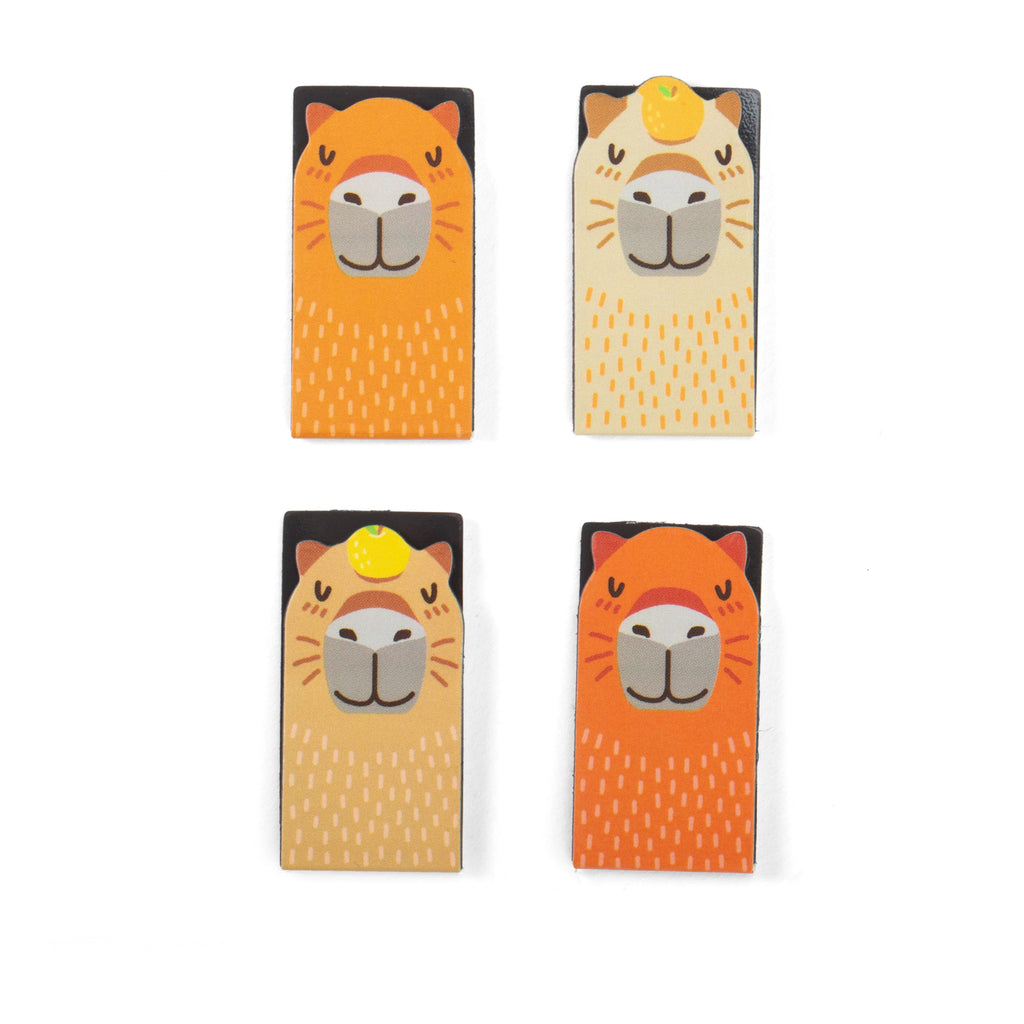 Capybara Magnetic Bookmarks.