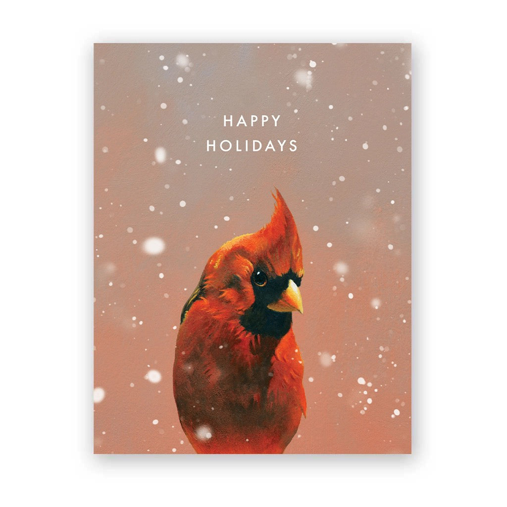 Cardinal Christmas Greeting Card.