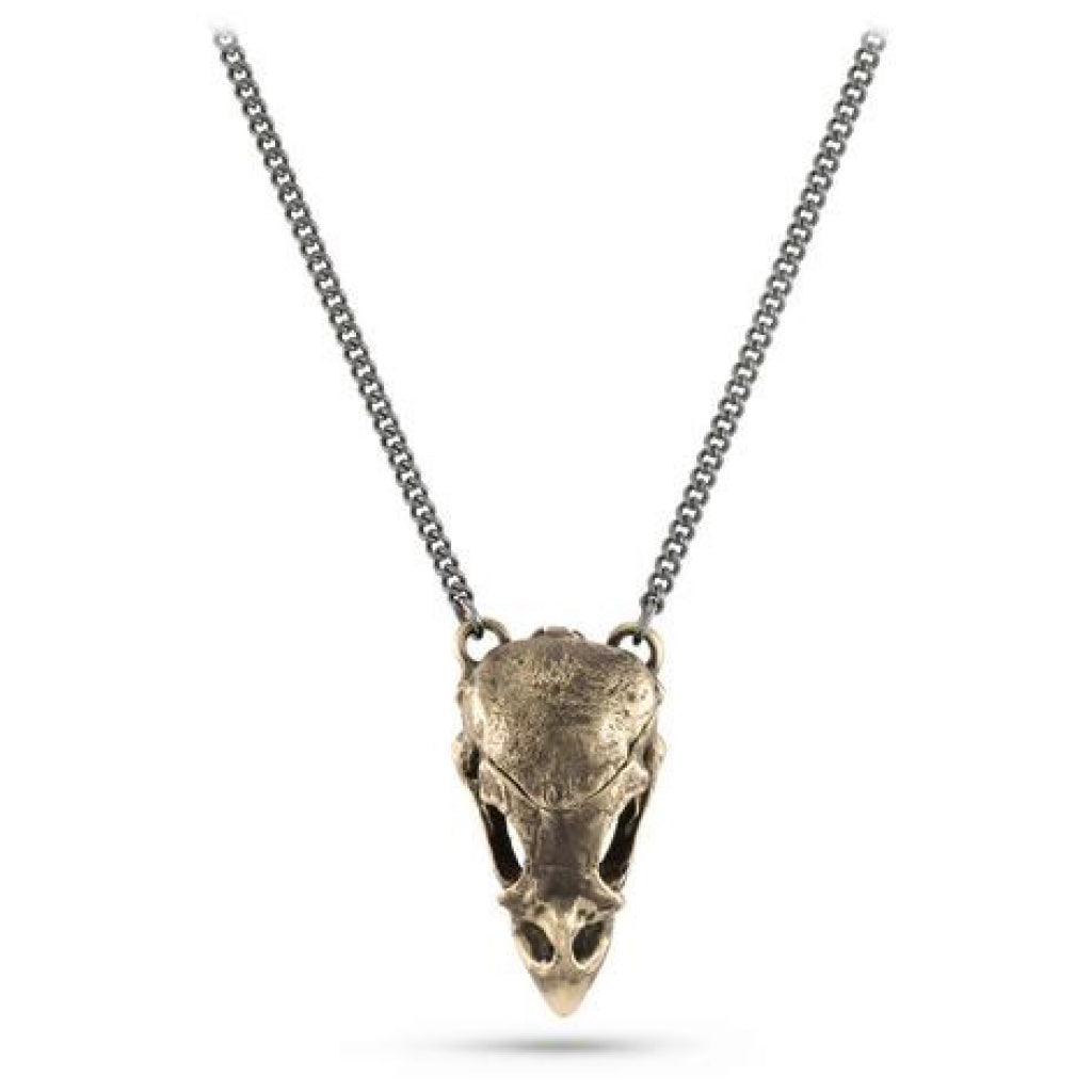 Cardinal Skull Locket Bronze.