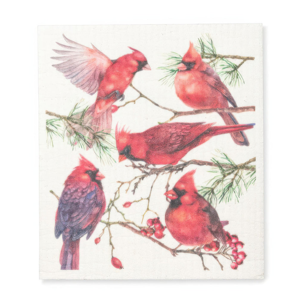 Cardinals Swedish Dishcloth.