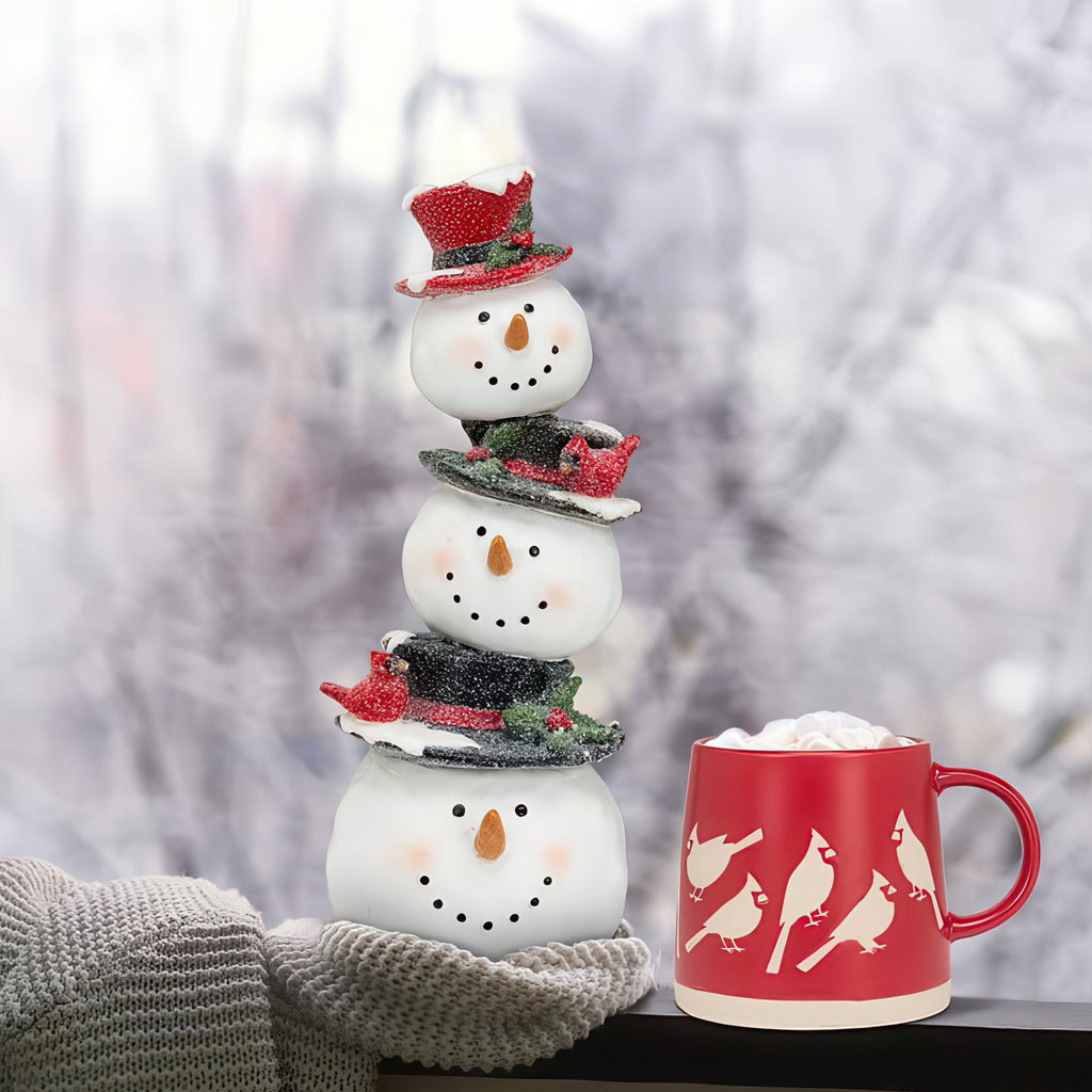 Cardinals Wide Base Mug in window.