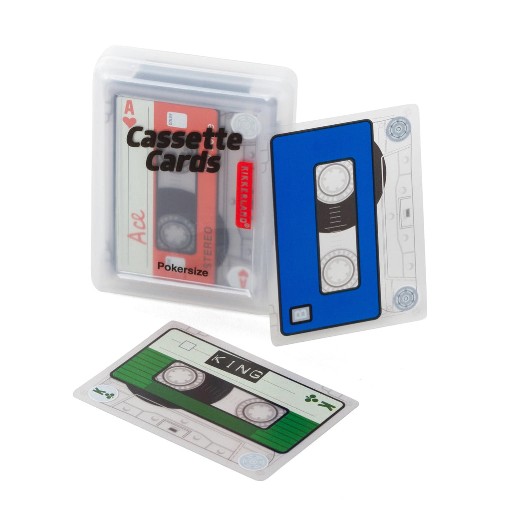 Cassette Playing Cards packaging.