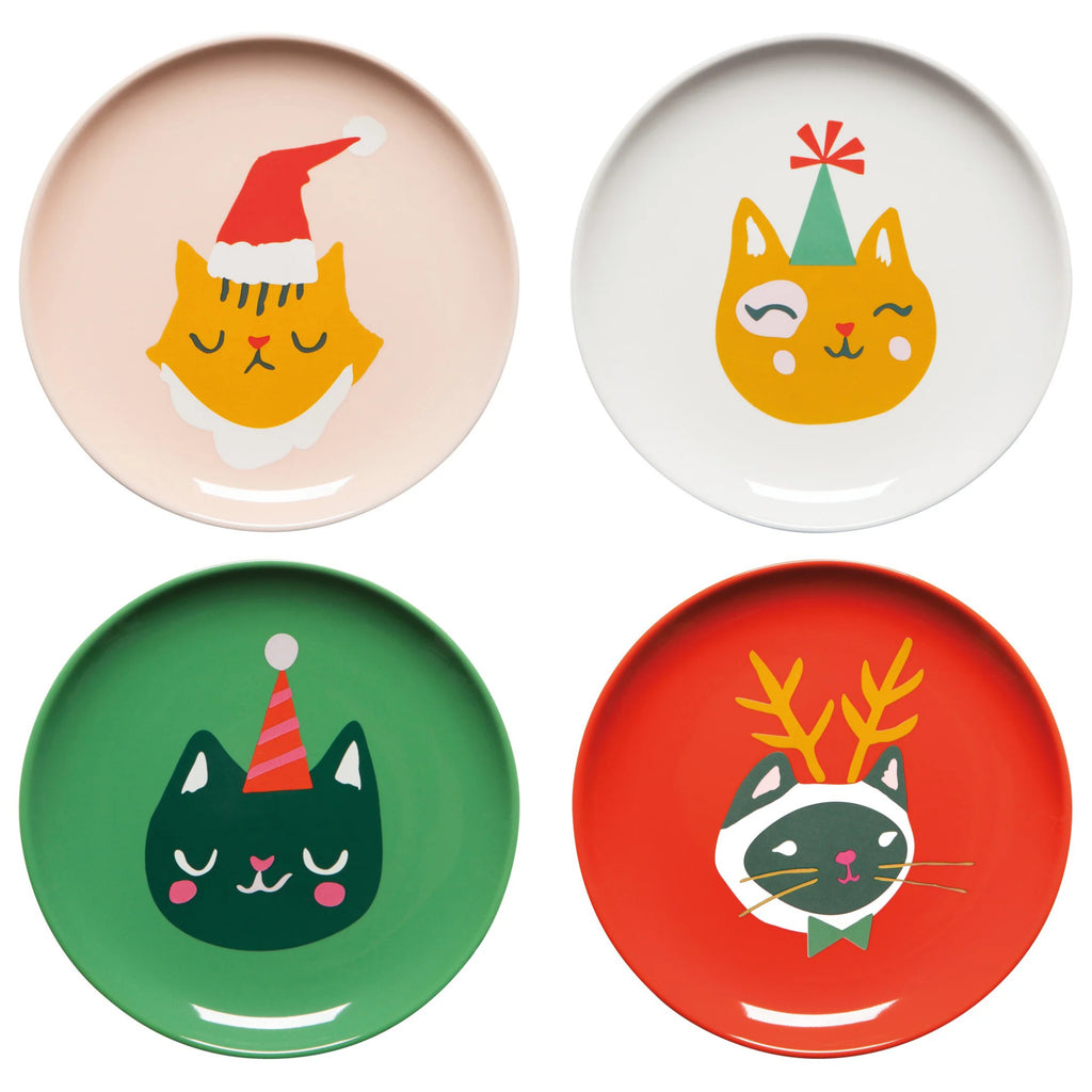 Cat appetizer plates.