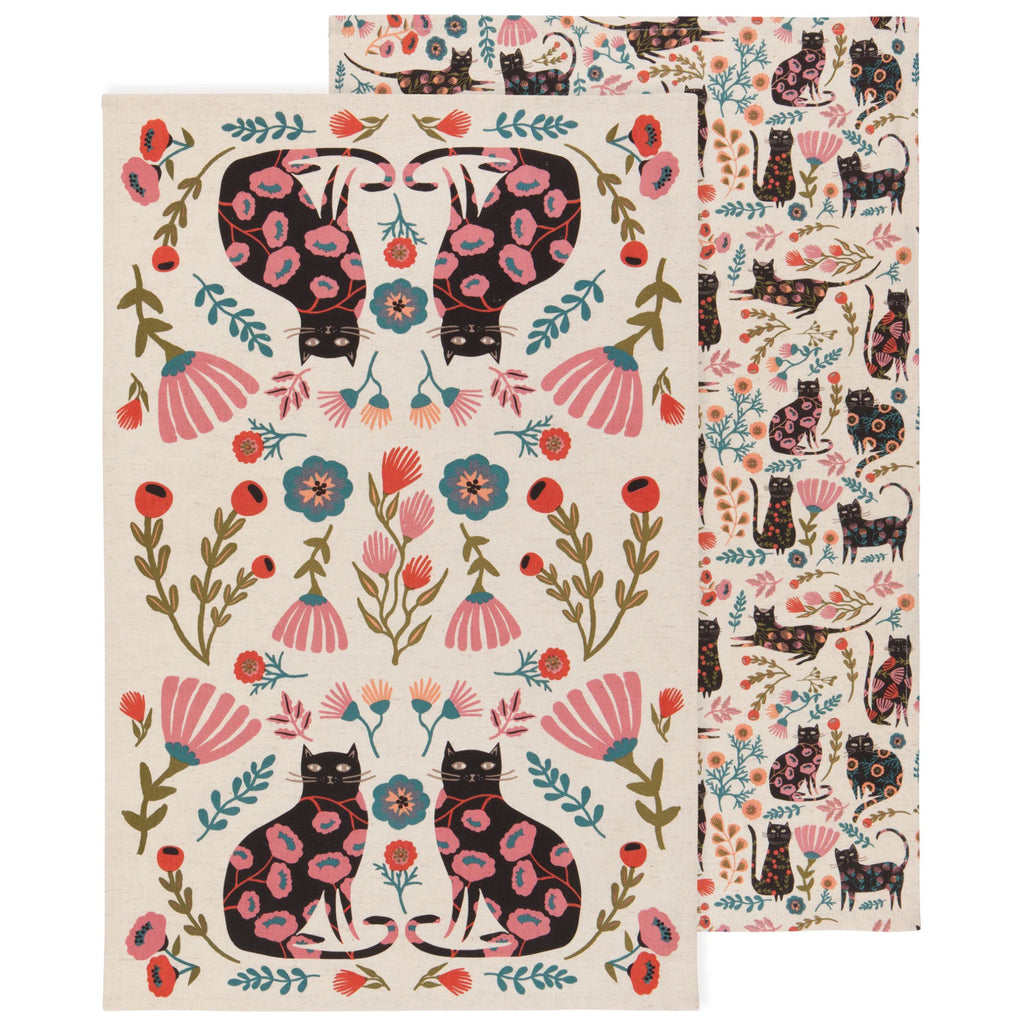 Catbloom Dishtowels Set of 2.