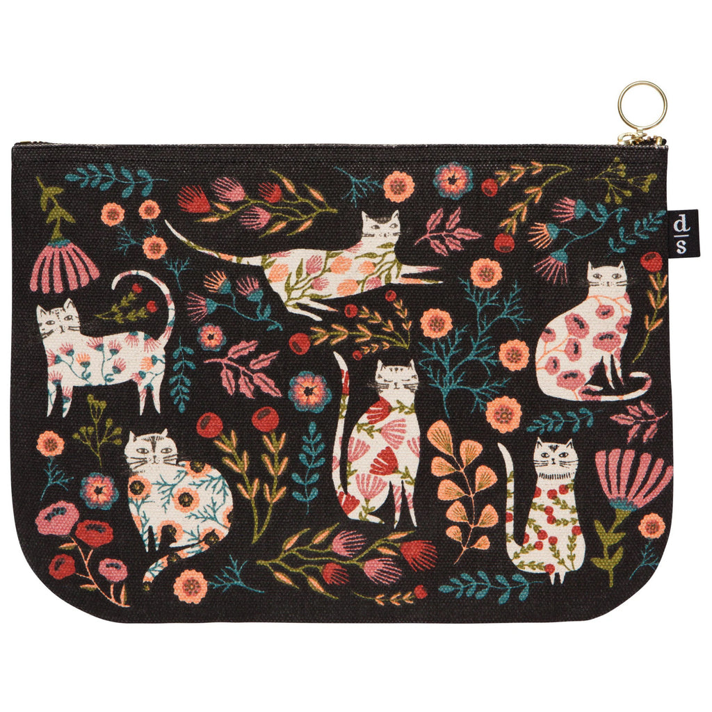 Catbloom Large Zipper Pouch.