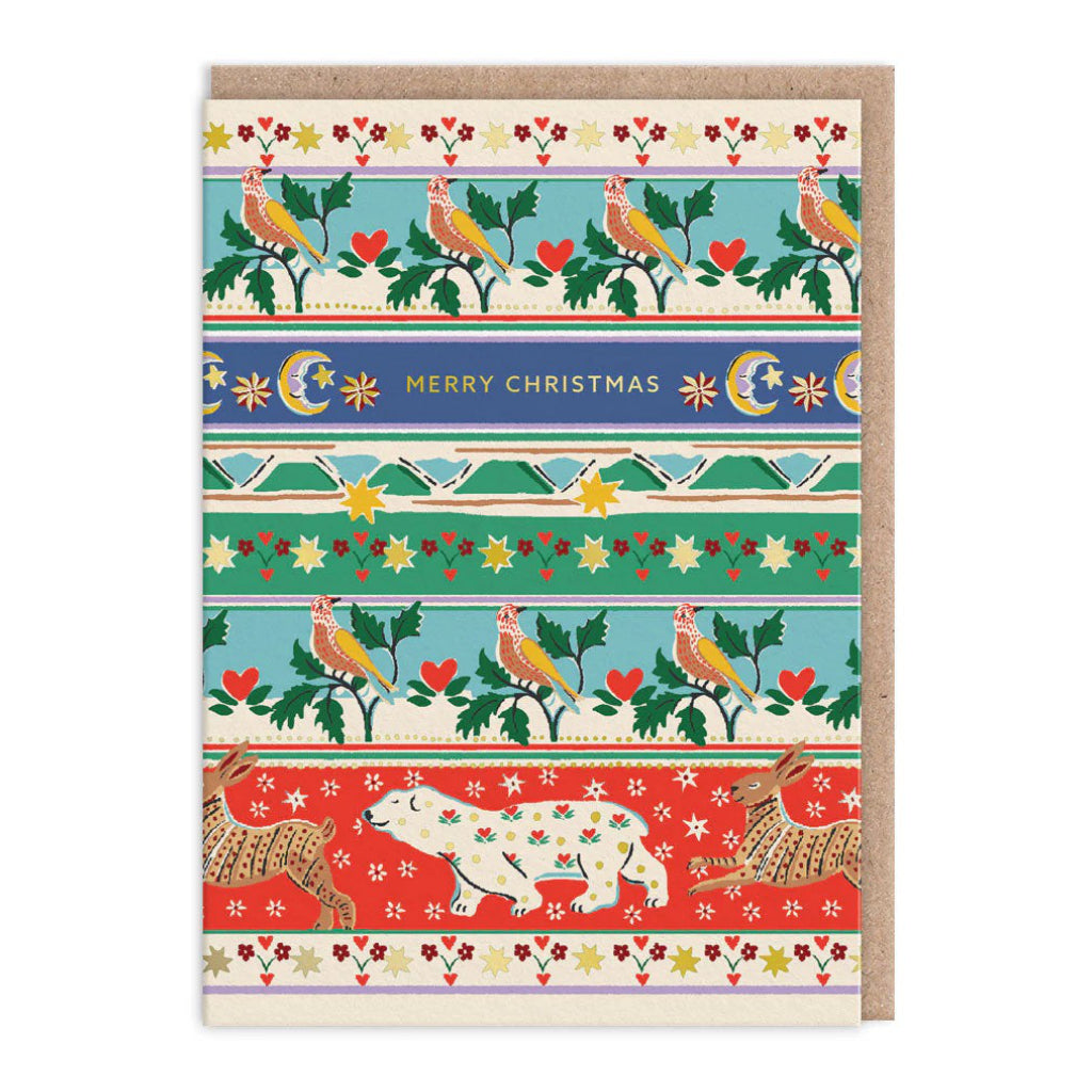Cath Kidston Christmas Legends Christmas Card Pack - design 1.