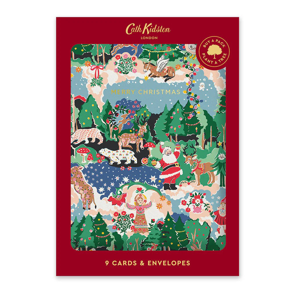 Cath Kidston Christmas Legends Christmas Card Pack.