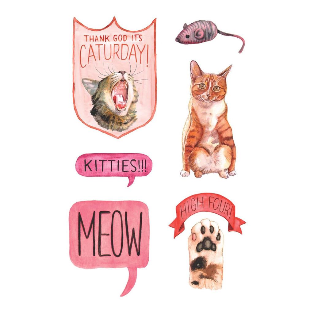 Cat's Meow Sticker Book - sample stickers 2.