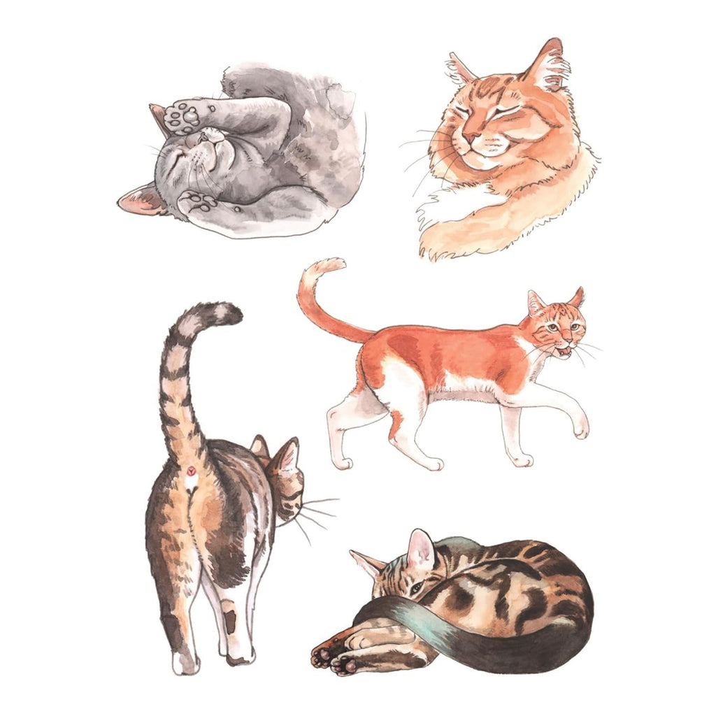 Cat's Meow Sticker Book - sample stickers 3.