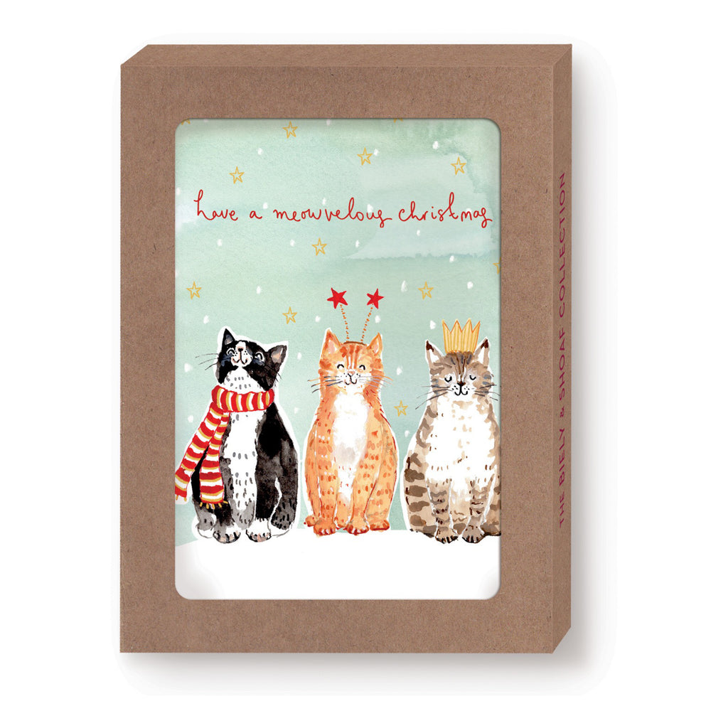 Cats Meowvelous Christmas Boxed Cards.