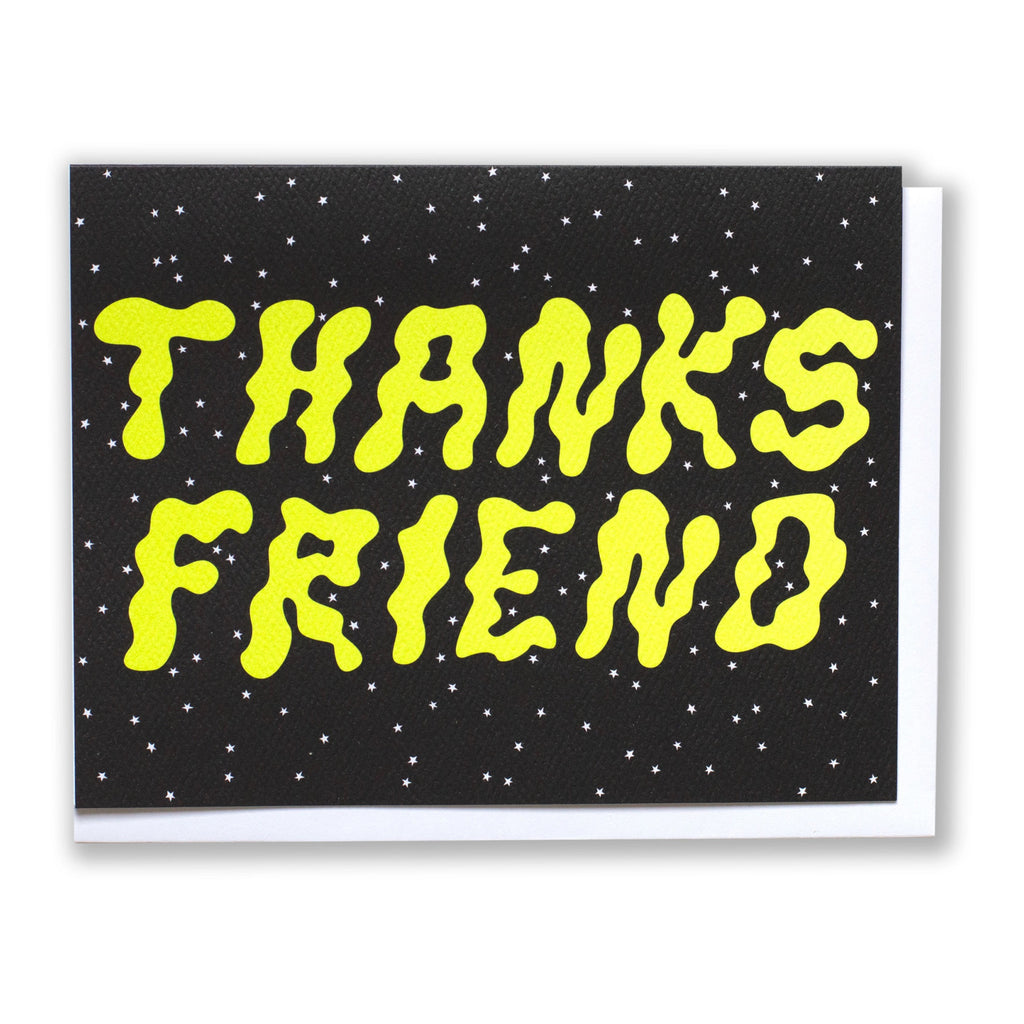 Celestial Thanks Friend Card.