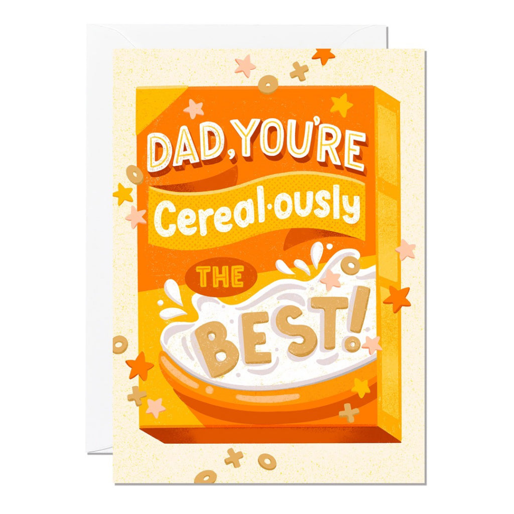 Cerealously The Best Father's Day Card.