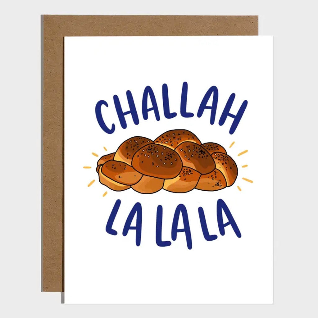 Challah La La La Hanukkah Card.