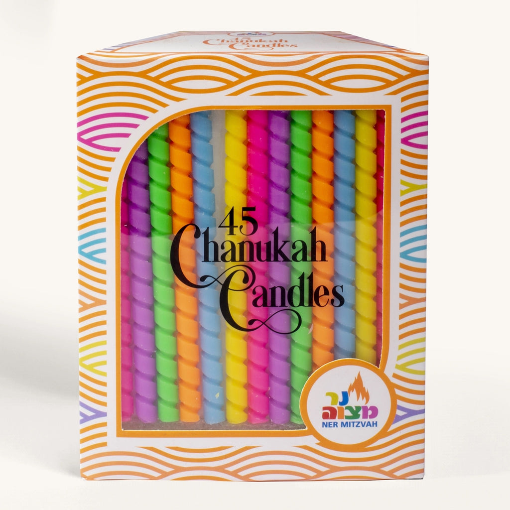 Chanukah Candles Spiral packaging.