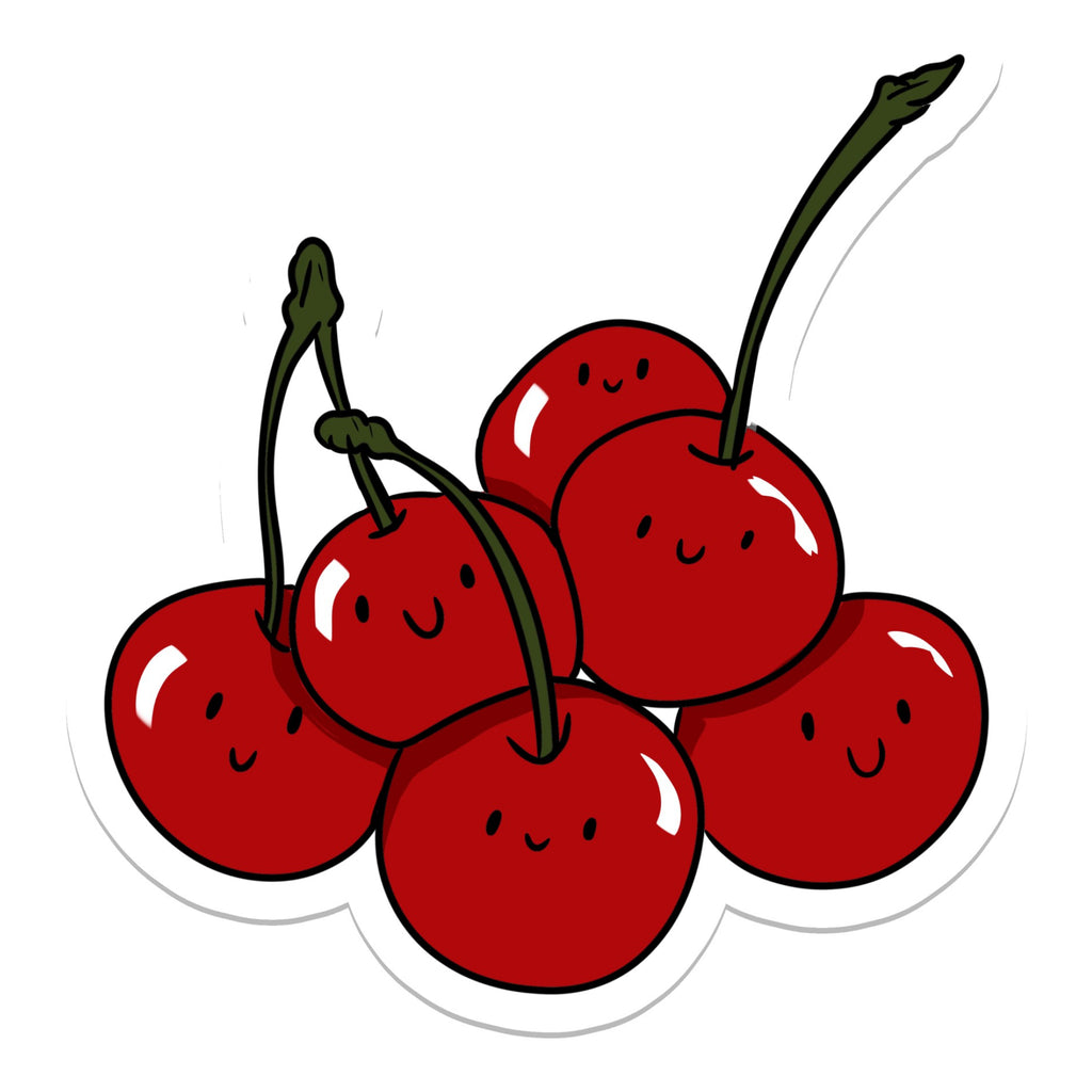 Cherries Sticker.