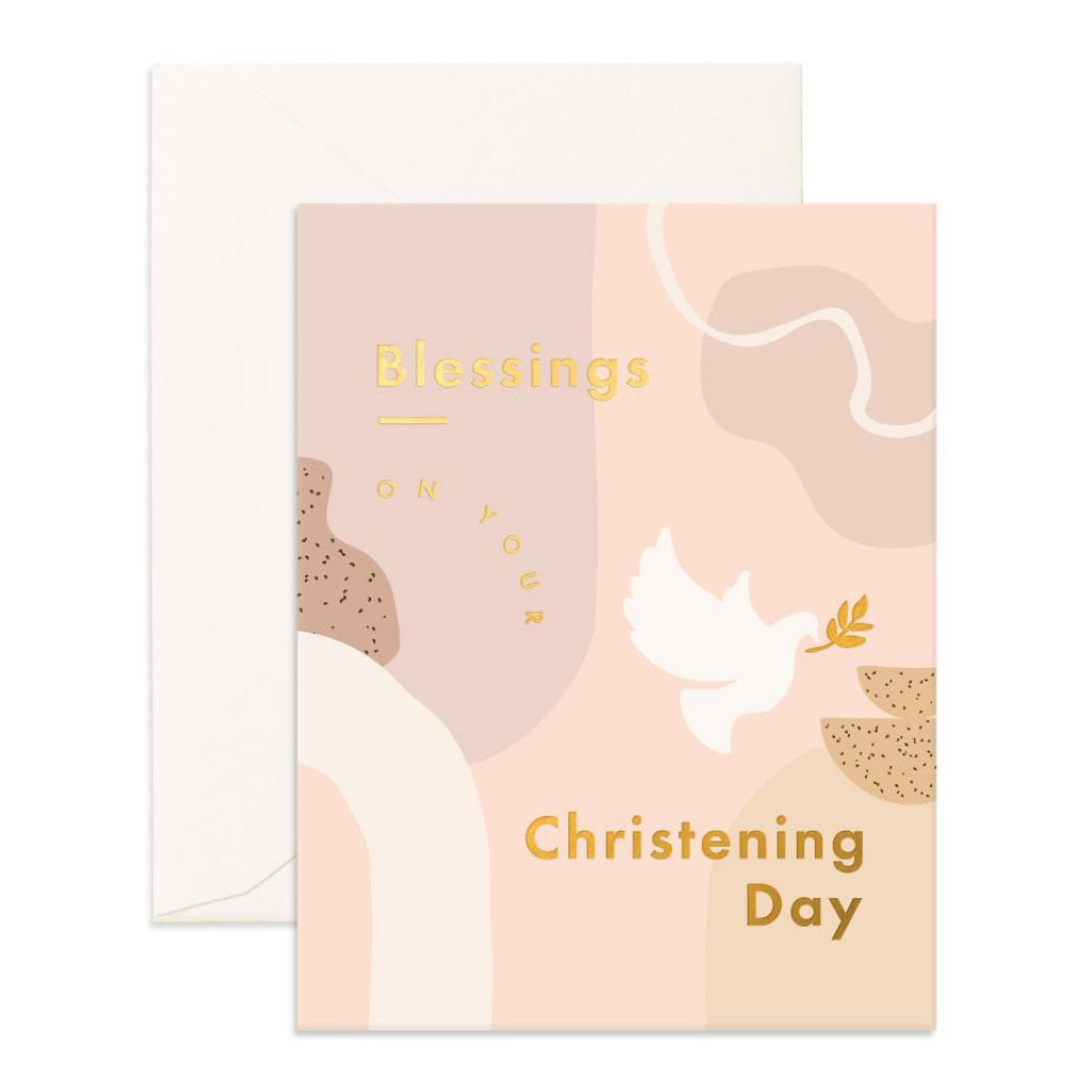 Christening Still Life Greeting Card.