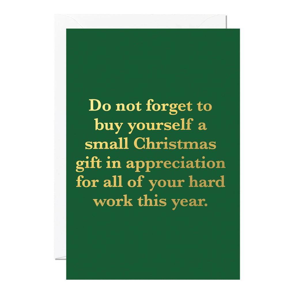 Christmas Appreciation Card.