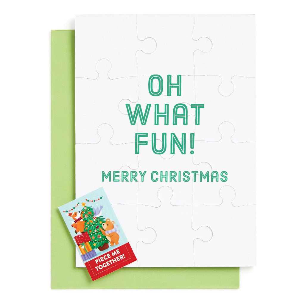 Christmas Critters Greeting Card Puzzle - cover.