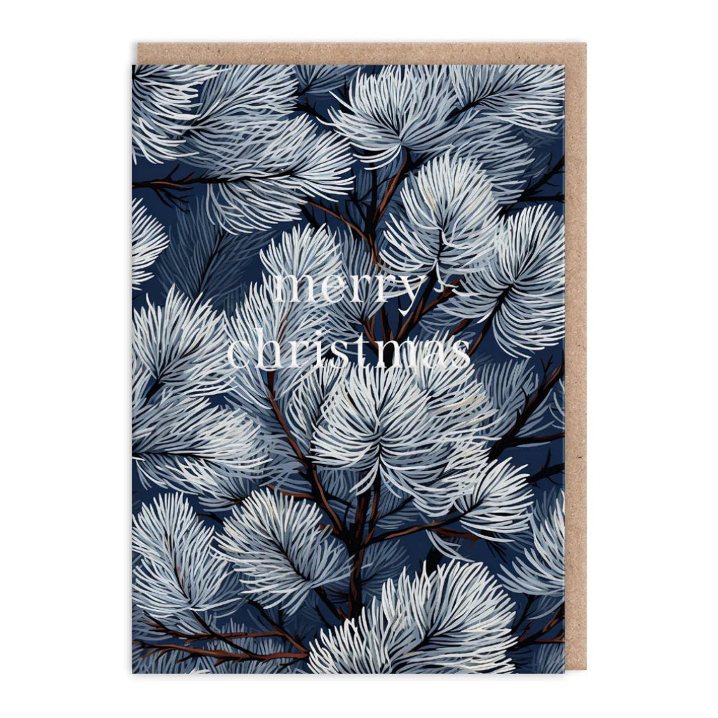 Christmas Tree Botanical Christmas Card Pack - design 1.