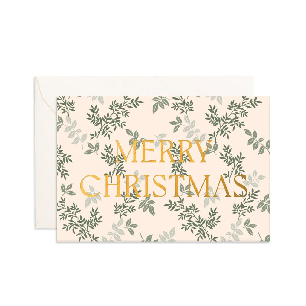 Christmas Vines Mini Card.