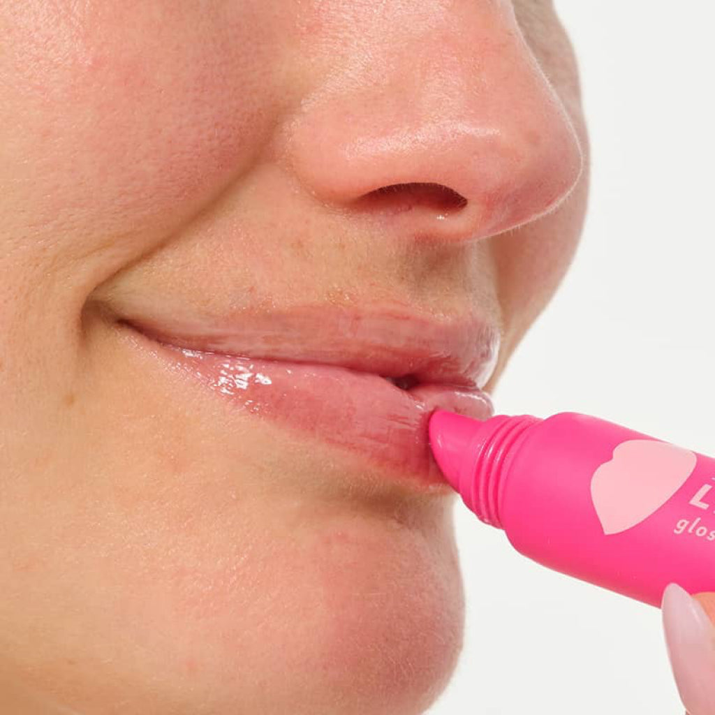 Close-up view of Lip Service Gloss-To-Balm Treatment.