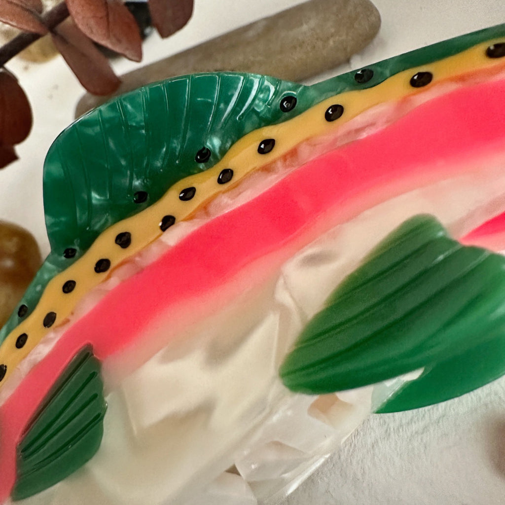 Close-up view of Trout Fish Hair Claw.