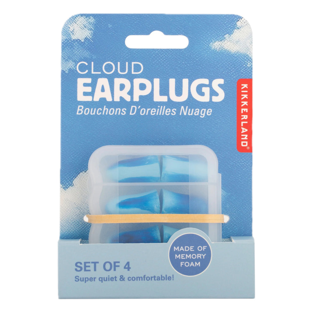 Cloud Earplugs packaging.