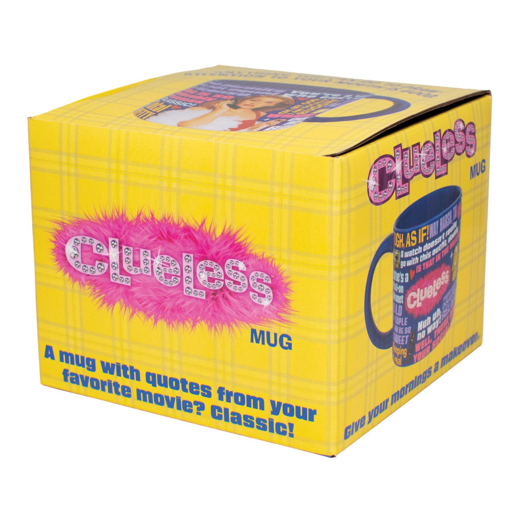 Clueless Mug packaging.