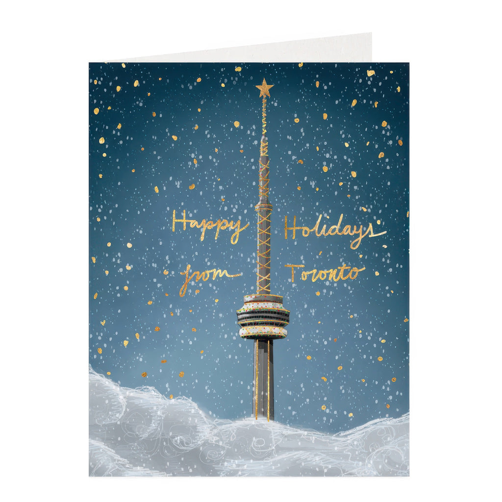 CN Tower Toronto Holiday Card.