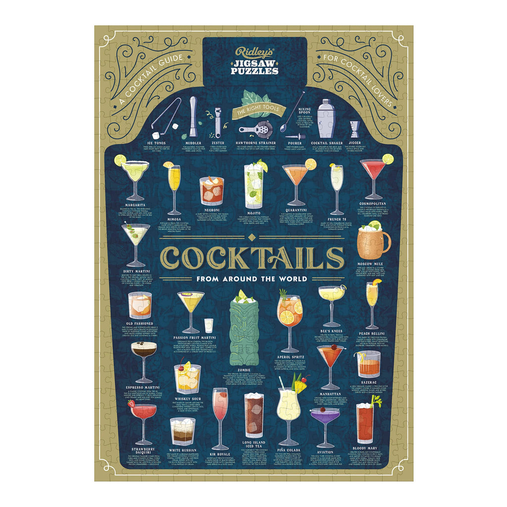 Cocktail Lover's 500 Piece Jigsaw Puzzle.