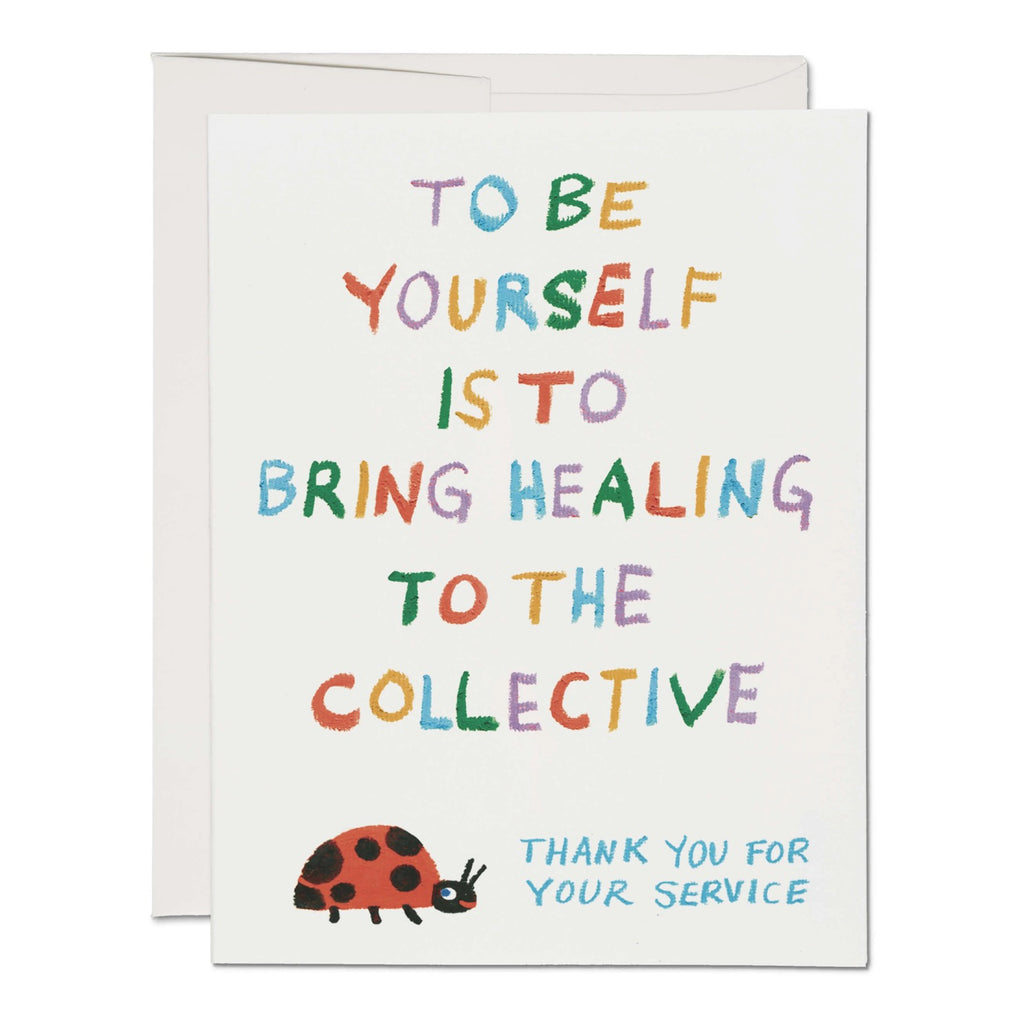 Collective Healing Greeting Card.
